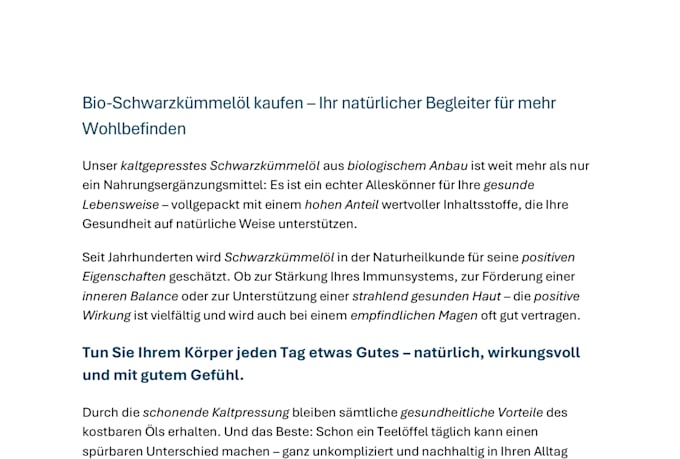 ich schreibe professionelle SEO texte auf deutsch